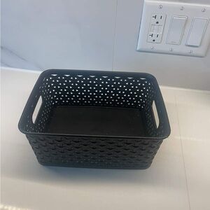 Black Storage Basket